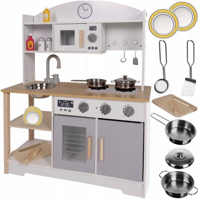 Kruzzel 21933 Dětská dřevěná kuchyně – Sleviste.cz