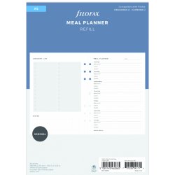 Filofax Plánování jídla náplň A5 diářů