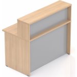 Nábytek Designový cz NLKA13 05 Recepční pult Komfort dub / šedý – Zboží Mobilmania