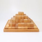 Grimm's VELKÁ DŘEVĚNÁ PYRAMIDA - Přírodní – Zboží Dáma