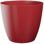Plastkon květináč Ella lesklá 18 cm červený – Zbozi.Blesk.cz