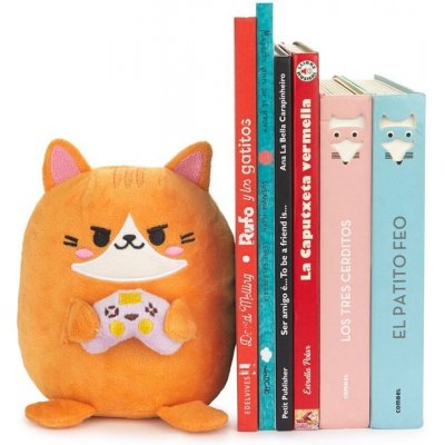 Kawaii Gamer, Zarážka na knihy, oranžová, polyester, 15x12x12cm – Hledejceny.cz