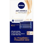 Nivea obnovující denní a noční krém proti vráskám 55+ 2 x 50 ml dárková sada – Zboží Dáma