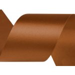 Prima-obchod Atlasová stuha šíře 40 mm, barva 158 bronzově hnědá – Zboží Mobilmania