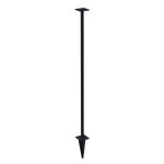 Congarden Ptačí krmítko Stojan 120 cm nerez antracit 1097 – Zboží Mobilmania