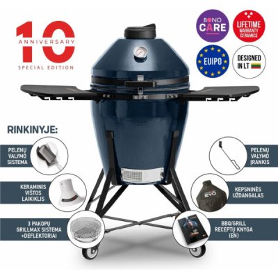 Kamado Bono MEDIA EVO 22, modrý, 79 cm – Hledejceny.cz