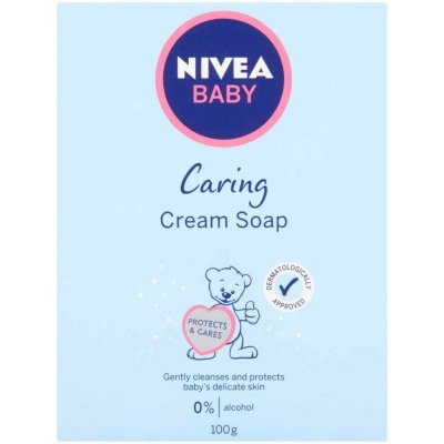 Nivea Tělové mýdlo Nivea Baby Krémové mýdlo 100 g – Zboží Mobilmania