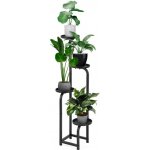 Springos Kovový stojan na květiny GA0213 115 cm černý – Zboží Dáma