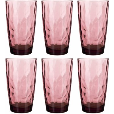 Bormiolli Sklenice DIAMOND fialová 6 x 470 ml – Zbozi.Blesk.cz