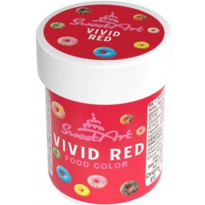 SweetArt gelová barva Vivid Red 30 g – Hledejceny.cz