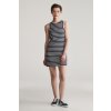 Dámské šaty GANT STRIPED TANK JERSEY DRESS EVENING BLUE