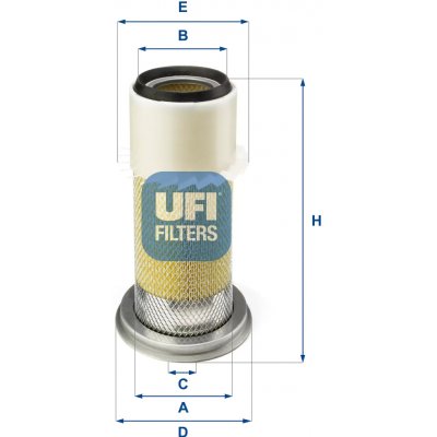 Vzduchový filtr UFI 27.078.00 – Hledejceny.cz