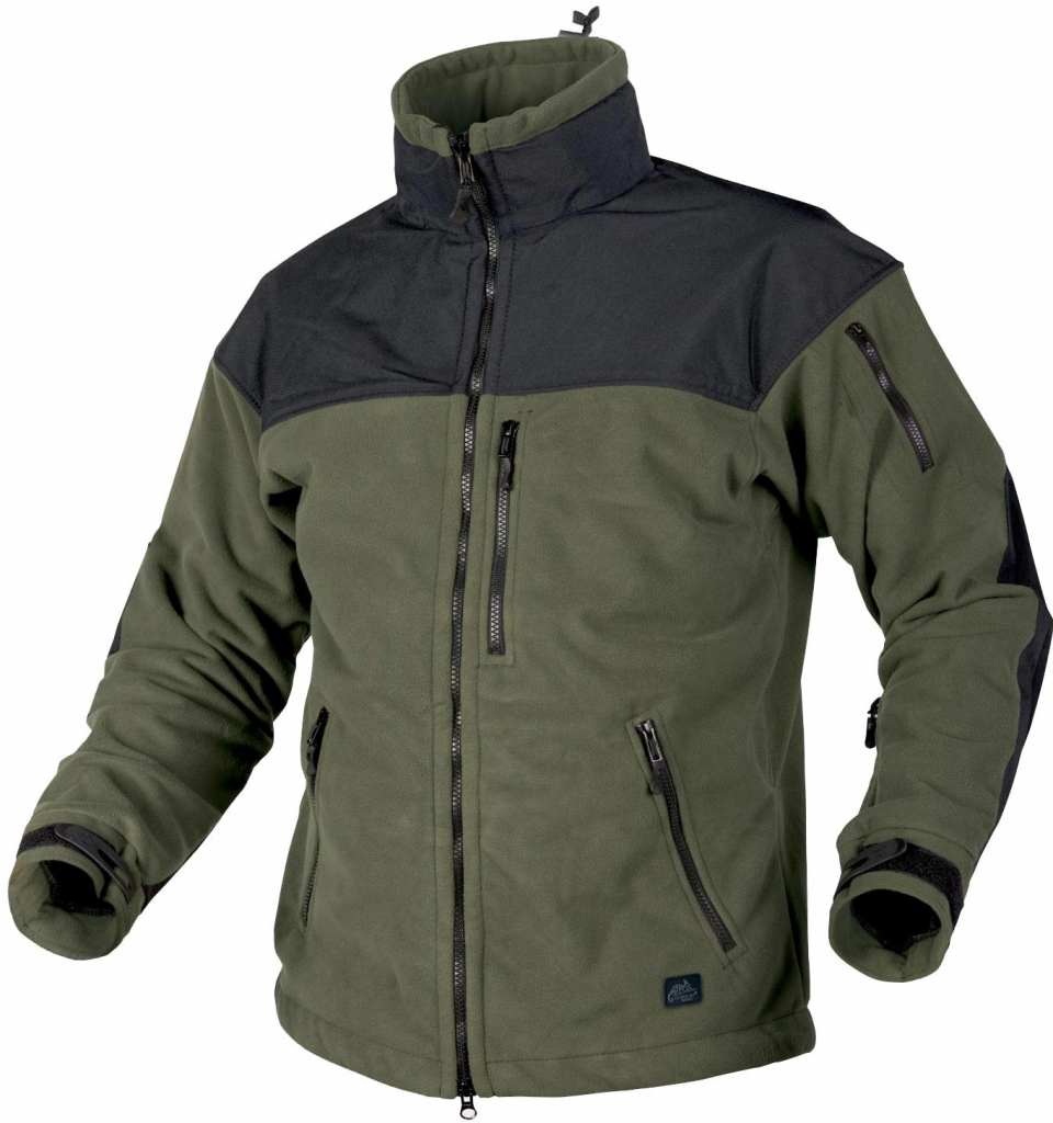 Fleecová bunda Classic Army Windblocker zeleno černá