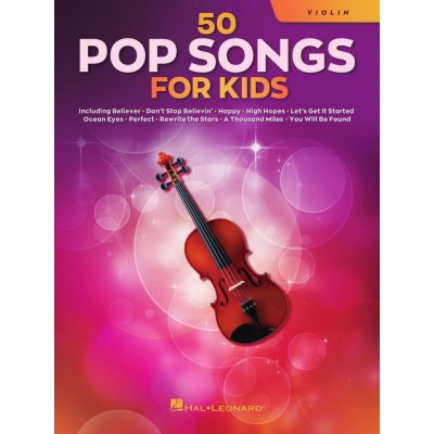 50 Pop Songs for Kids housle 50 dětmi oblíbených písniček – Zboží Dáma