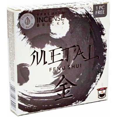 Nefertitis Vonné cihličky Aromafume Metal kov 40 g 9 ks – Hledejceny.cz