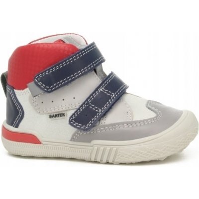 Bartek dětské boty chlapecké pohodlné kožené boty na suchý zip – Sleviste.cz