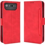 VSECHNONAMOBIL 54128 SLOT Peněženkový obal pro Asus Rog Phone 6 / Rog Phone 6 Pro červený – Zboží Živě