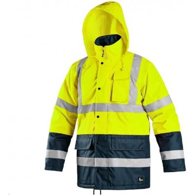 Canis CXS pánská reflexní bunda OXFORD žluto-modrá – Hledejceny.cz