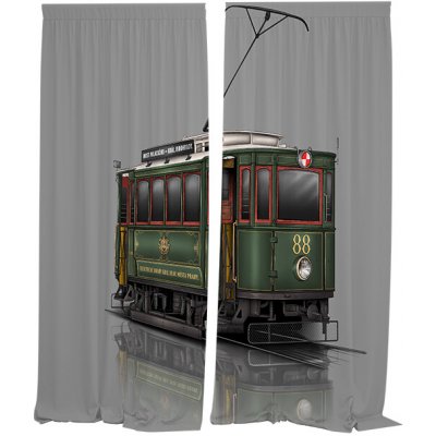 IMPAR Závěsy Tramvaj 88 (Rozměr : 140x250, Materiál: Interlock) – Hledejceny.cz