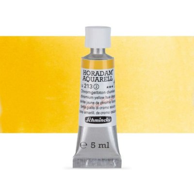 Schmincke Horadam akvarelové barvy v tubě 5 ml 213 chromově žlutá hue sytá – Zboží Dáma