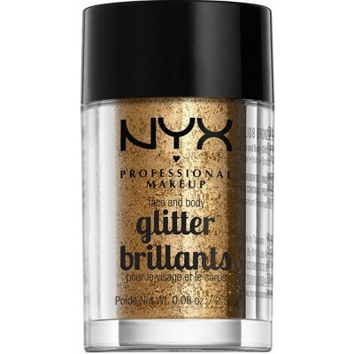 NYX Professional Makeup Glitter třpytky na obličej i tělo 08 Bronze 2,5 g – Zboží Dáma