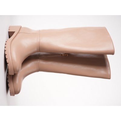 GIORGIA dámské kozačky béžové – Zboží Mobilmania