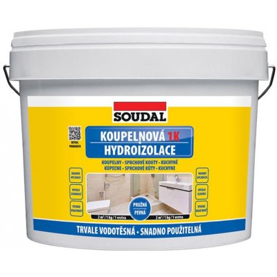 SOUDAL Hydroizolační stěrka 1K 5 kg – Zboží Mobilmania