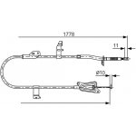 Tazne lanko, parkovaci brzda BOSCH 1 987 482 304