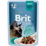 Brit wet Premium Cat Delicate Fillets in Gravy with Beef 85 g – Zboží Mobilmania