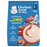 Gerber Cereal for Baby Mléčná kaše na dobrou noc jahodová 230 g – Zboží Dáma