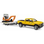 Bruder 2546 RAM Rental Service s bagrem – Zboží Dáma