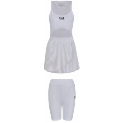 EA7 Woman Jersey Dress white