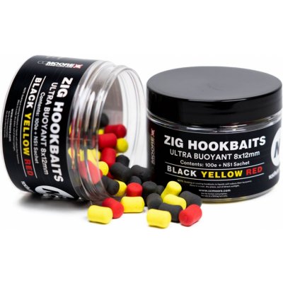 CC Moore plovoucí nástrahy NS1 Zig Hookbaits 8x12 mm 100 ks – Zboží Mobilmania