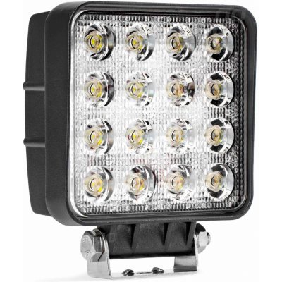 AMIO LED pracovní světlo 16x LED AWL05 EMC 108x108 48W FLAT 9-60V