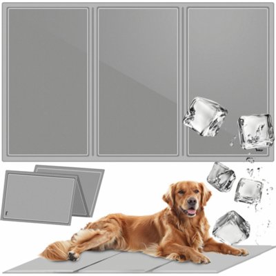 Purlov 25537 Chladicí podložka pro psa nebo kočku 110 x 70 cm šedá – Sleviste.cz