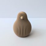 Designová kuřátko Dák Moderní jarní dekorace Latte brown – Hledejceny.cz