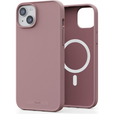 Pouzdro NJORD 100% GRMagSafe iPhone 15 Plus růžové