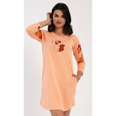 Vienetta Dámské domácí šaty Patricia meruňková – Zboží Dáma