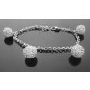 Náramek Steel Jewelry náramek s přívěsky z chirurgické oceli NR090366