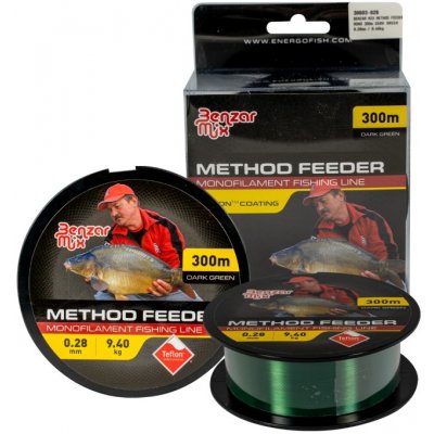 BENZAR METHOD FEEDER MONO TMAVĚ green 300M 0,18mm 4,3kg – Zboží Dáma BENZAR METHOD FEEDER MONO TMAVĚ green 300M 0,18mm 4,3kg – Zboží Dáma