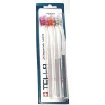 Tello 3940 zubní kartáček Medium 3 ks – Zboží Mobilmania