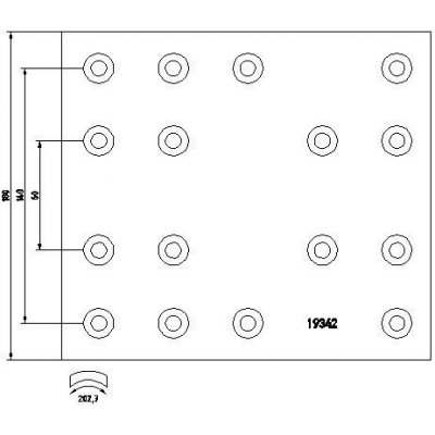 Sada brzdového obloženi, bubnová brzda TEXTAR 1934202 1934202 – Hledejceny.cz