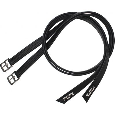 KenTaur Třmenové řemeny kožené s nylonem hnědé 160 cm – Zboží Dáma