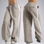 Nebbia Baggy tepláky s leopardím vzorem PRIMAL 865 – Sleviste.cz