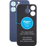 Kryt Apple iPhone 15 Pro Sklo Zadního Housingu se Zvětšeným Otvorem na Kameru modrý – Hledejceny.cz