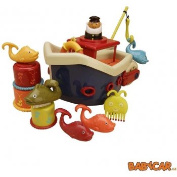 B.toys Loď s kapitánem Fish and Splish