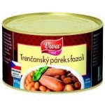 Viva Trenčanské párek s fazolí 400 g – Zboží Dáma