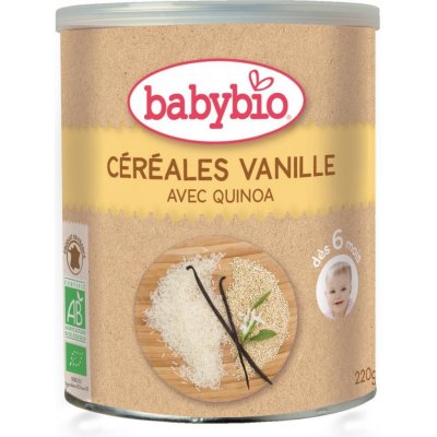 Babybio Nemléčná kaše rýžová s vanilkou 220 g – Zboží Mobilmania