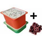 Plastia Vermikompostér 50,5 cm 38 cm šedý + Pěstební set – Hledejceny.cz