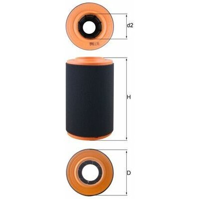 Vzduchový filtr MAHLE ORIGINAL LX 3353 (LX3353) – Hledejceny.cz
